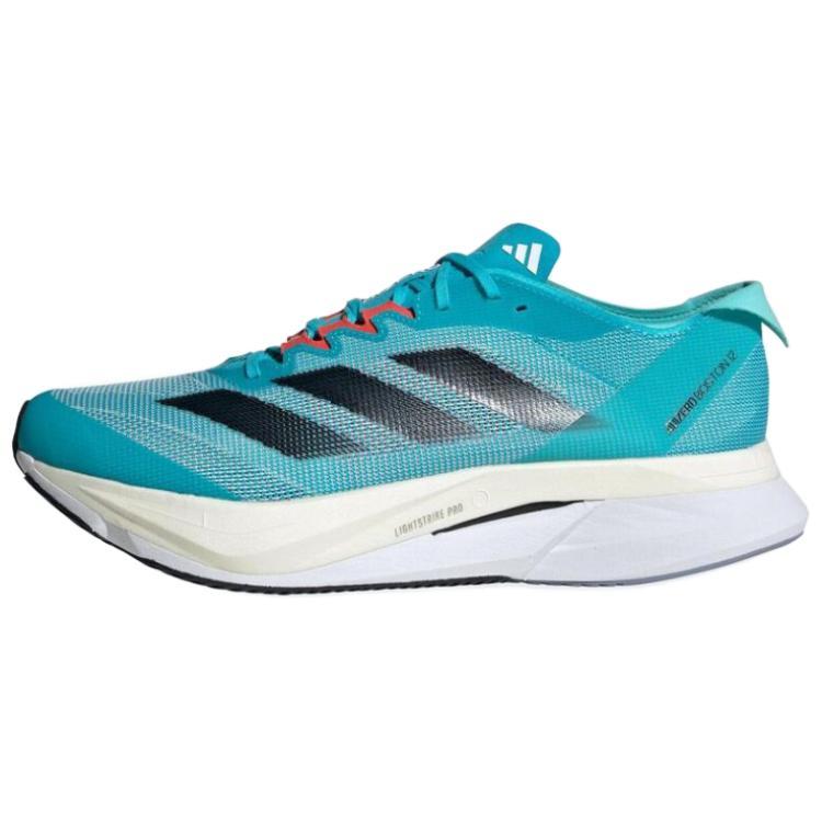 Adidas Adizero Boston 12 'Lucid Cyan' (Unisex) Lucid Cyan / Core Black / Flash Aqua Running Shoes H03612