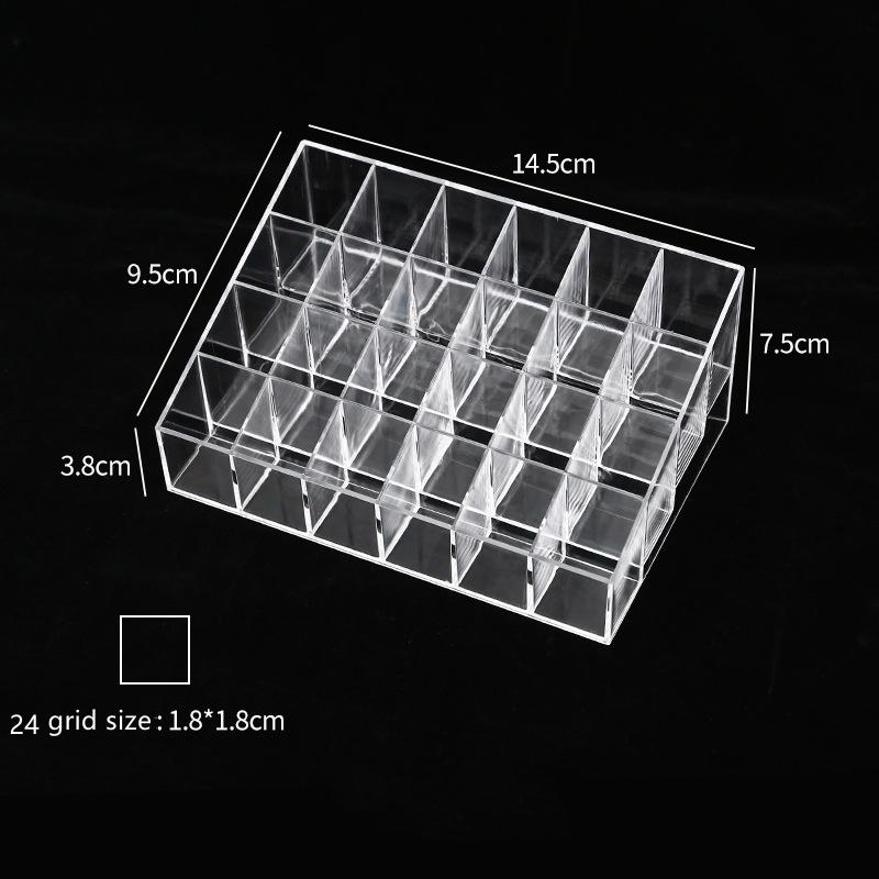 Lippenstift Schminkaufbewahrungskoffer Für Kosmetik Parfüm Aufbewahrung Acryl Make-up Transparent Make-up Organizer Kosmetikhalter Box