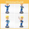 Fallout Radiação 4 Boneco de Ação Coleção Vault Boy 15cm Pvc Estático Exibição Estilo Desenho Animado Anime