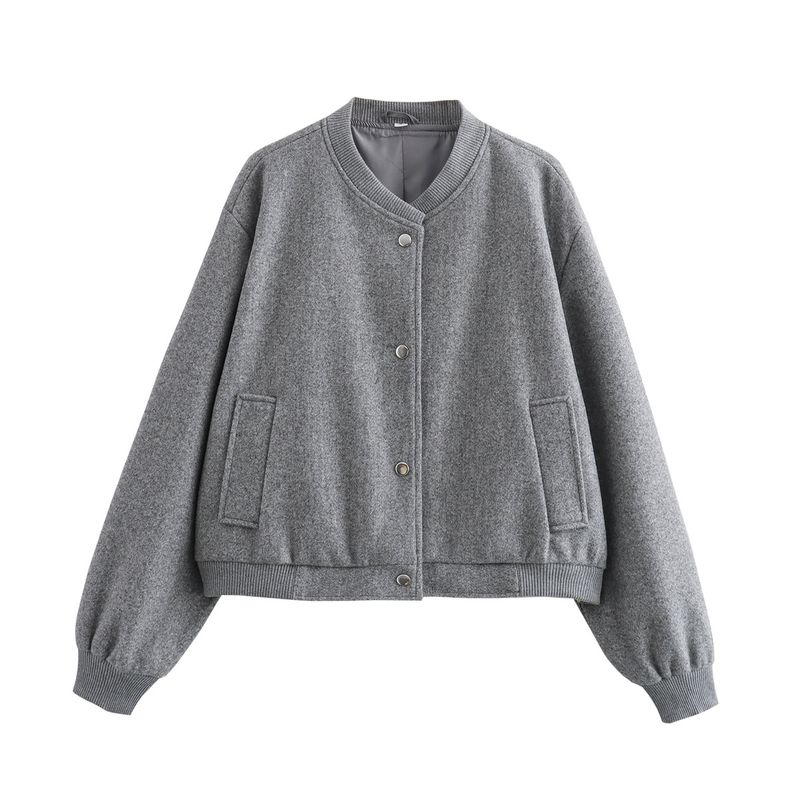 Kaslead New Arrival Women's Clothing Fashion Style Fashion Casual Easiest for Match 5 Colors Soft Woolen Jacket Outwear