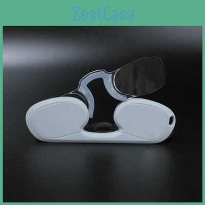 Ultradünne Lesebrille Nasenaufliegende Kneifbrille Universal Pod Etui