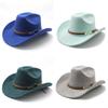 Knot Fedora Hat With Wool Blend Fabric For Winter Men Women Fashion