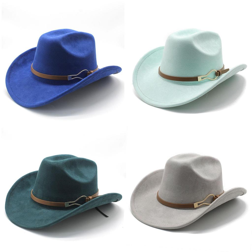 Knot Fedora Hat With Wool Blend Fabric For Winter Men Women Fashion