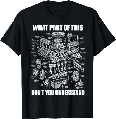 What Part of This Don’t You Understand Engine Diagram T-Shirt