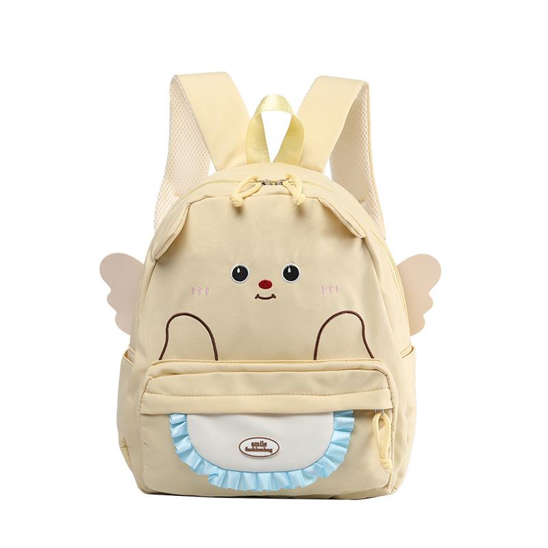 Bib bear backpack Japanese new cute creative cartoon casual student schoolbag sweet cool soft girl backpack female