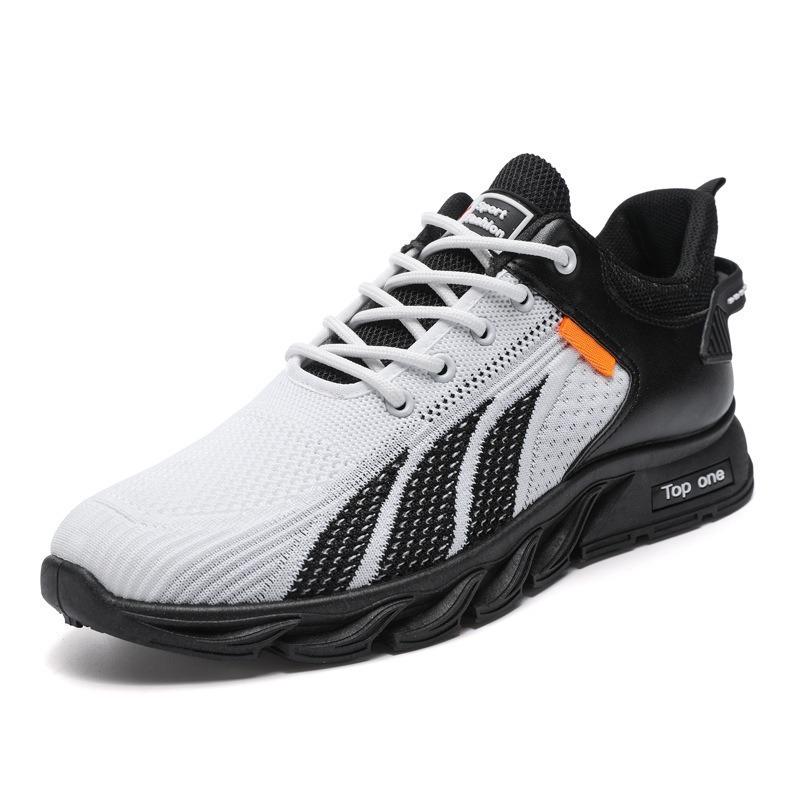 New Fashion Men Sneakers Air Mesh Casual Shoes For Outdoor Lac-Up Men Shoes Lightweight Vulcanize Shoes Walking Sneakers