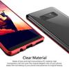 2-in-1 Case - Samsung - Note8 - Hard - Magnetic - Transparent Black/Red