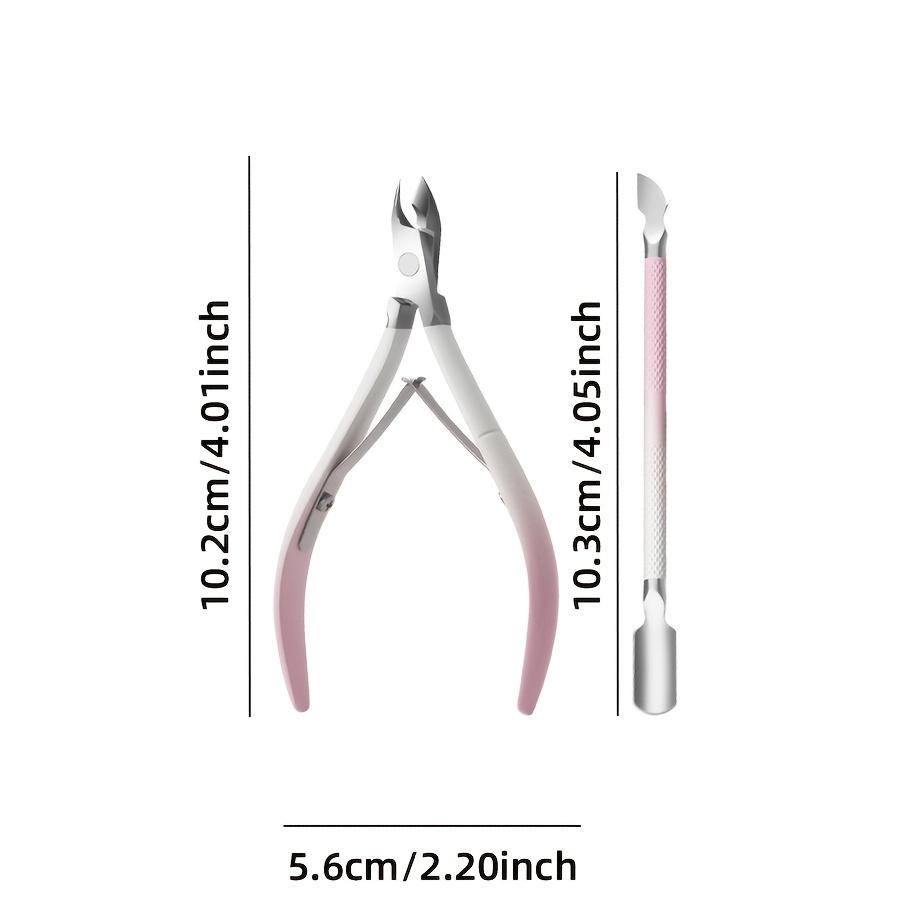 2pcs Set Cuticle Nipper Nail Salon Special Dead Skin Cuticle Hangnail Scissors Pliers Manicure Nail Tools