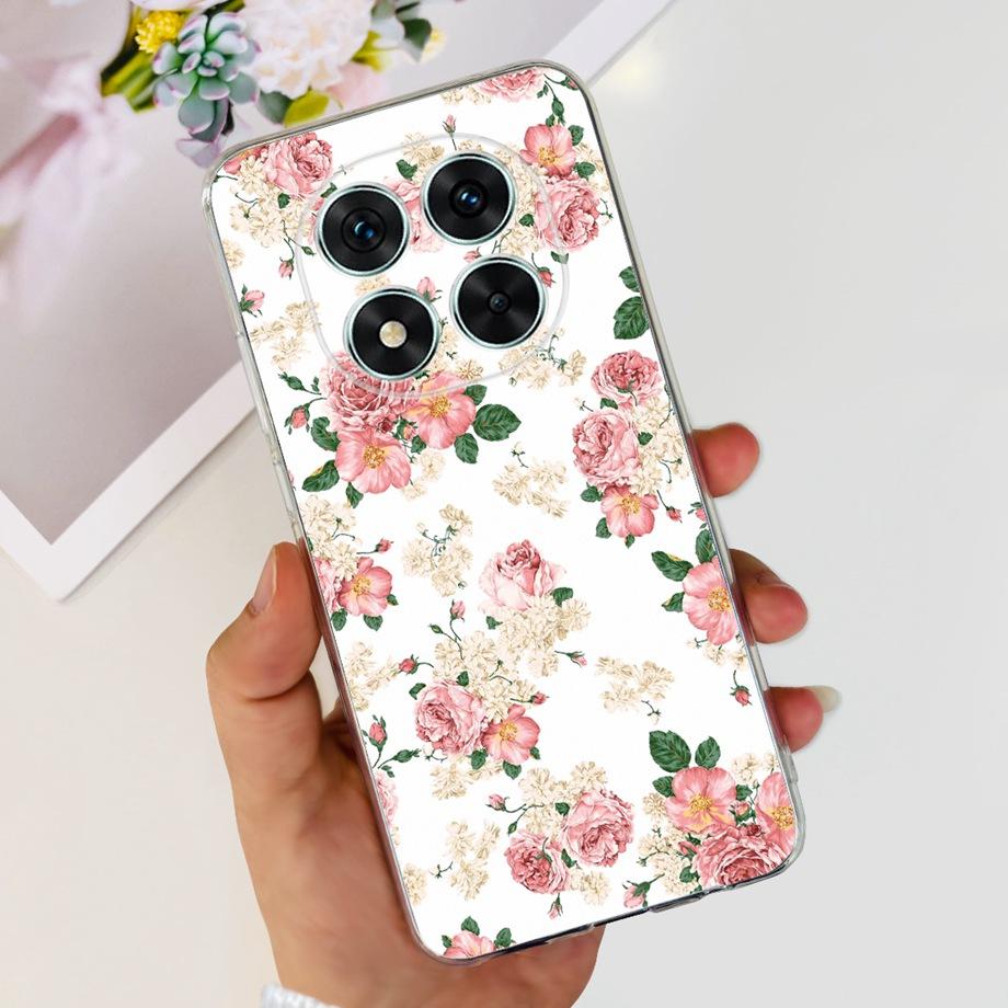 For Xiaomi Redmi Note 14 14Pro Case Coque Soft Silicone Back Cover Flower Butterfly Love Heart Clear Funda Redmi Note14 Pro Capa