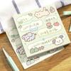 Cute Character Bubble Frame Sticky Notes - Cartoon Fun Illustration for Journals