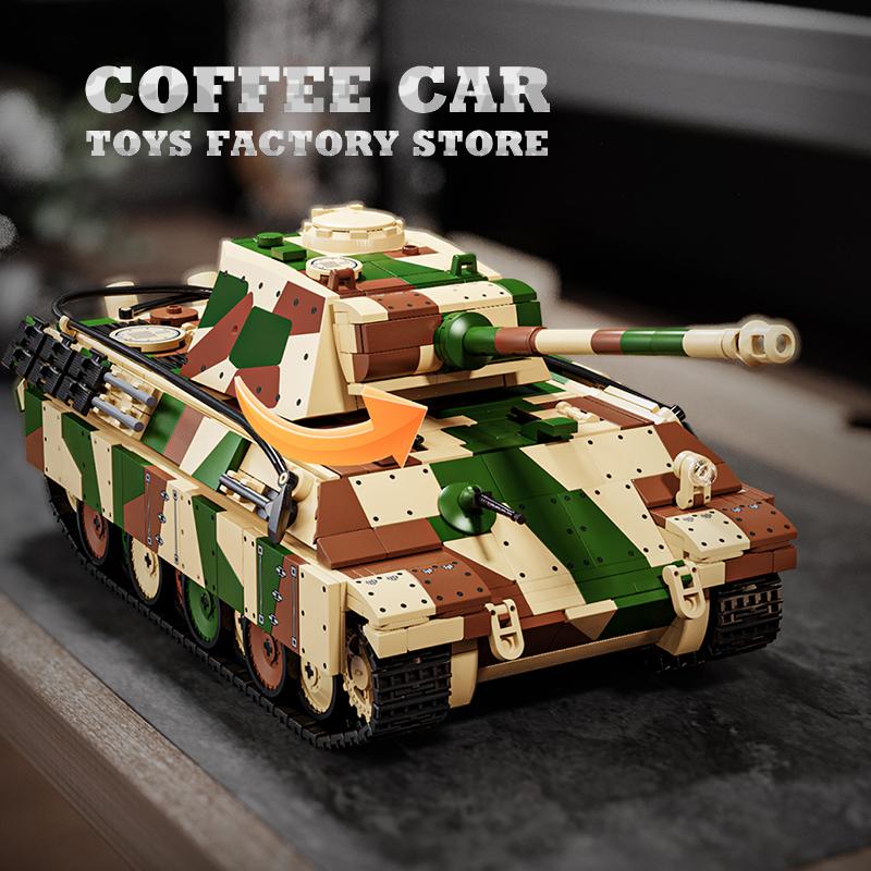 Non-Toxic Germany Military Medium Tank Iv Moc Bricks Puzzle Toys Ww2 G-Type Panzer Building Blocks Army Car Model Adult Children Kids Gifts New