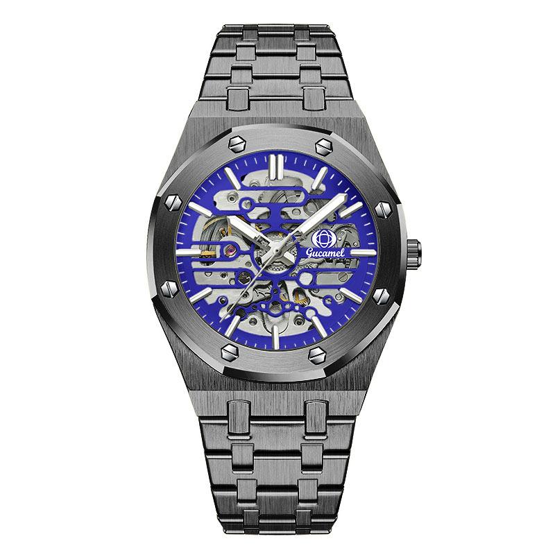 New Top Brand Men's Mechanical High-end Watch Hollow Automatic Mechanical Watch Men's Waterproof Luminous Watch