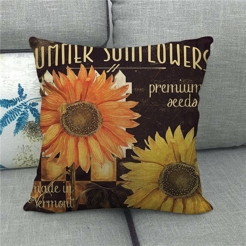 Sheep Cows Pigs And Chickens On The Farm Digital Printing Short Plush Pillow Covers For Car Sofa Office Cushion Cover Home Goods