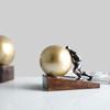 Modern Gymnastics Ball-Pushing Sculpture Figurine Lifting Ball Abstract Art Statue Decorative Craft TV Cabinet Living Room Decor