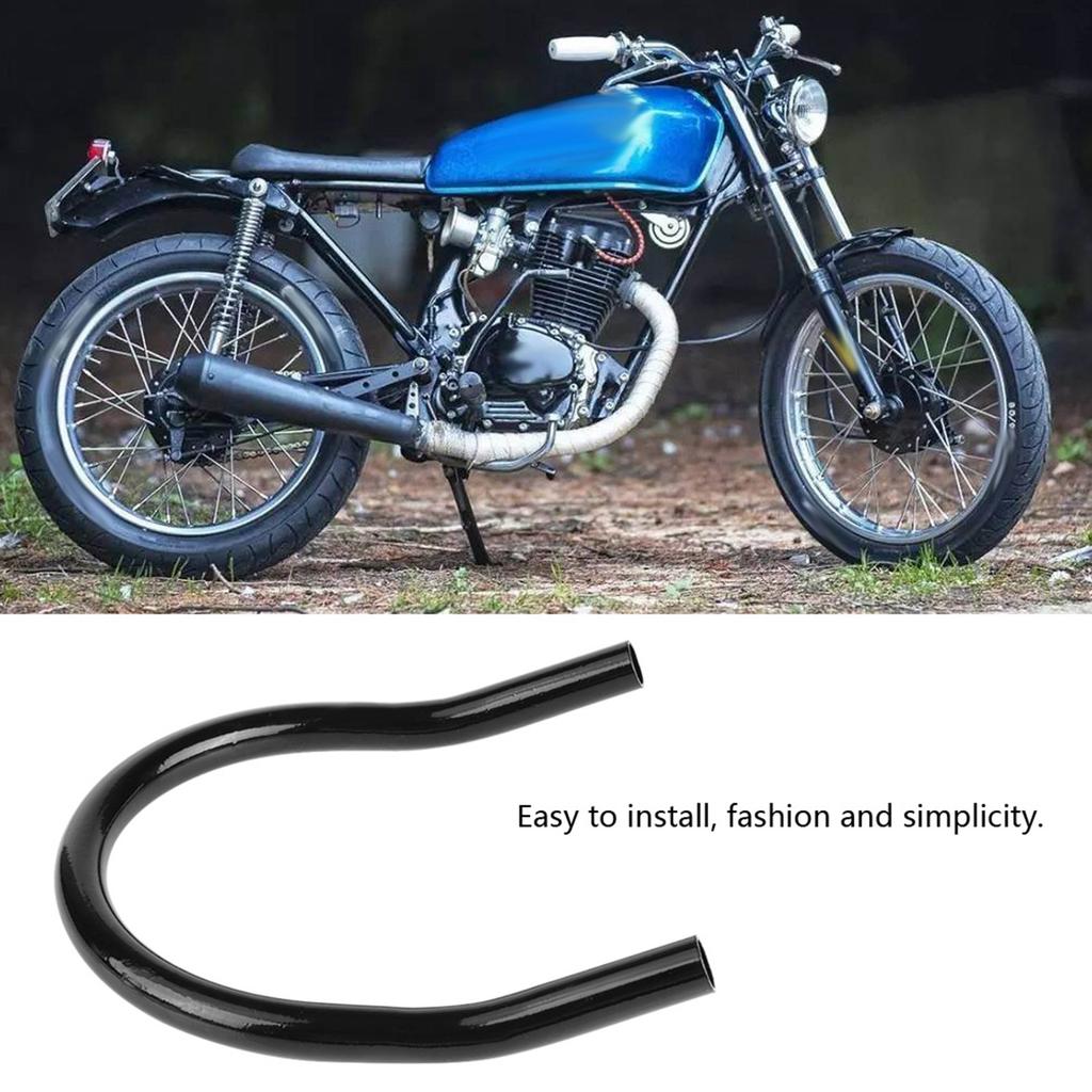 210MM Motorcycle Rear Seat Frame Loop Hoop Bracket DIY Accessory Curved
