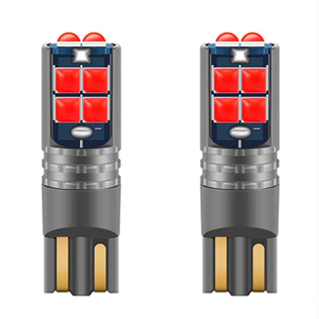 2pcs/High Quality T10 W5W Super Bright Car Interior Reading Dome Light Marker Lamp 168 194 LED Auto Wedge Parking Bulbs Orange