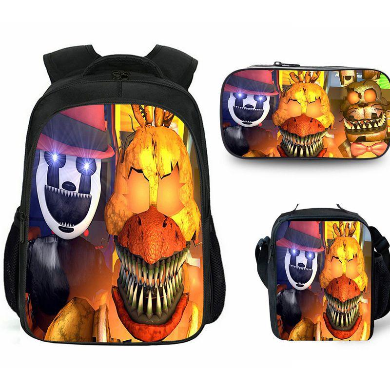 Langlebiger und geräumiger Five Nights At Freddys Rucksack für Schüler