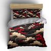 Elegant Wave Floral Set Decoration Soft Comfortable Duvet Cover Bedding Set Included 1*Duvet Cover & 2*Pillowcases, Gift