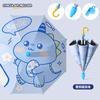 New creative vinyl three-fold umbrella umbrella 8-bone children's umbrella waterproof cover umbrella plus