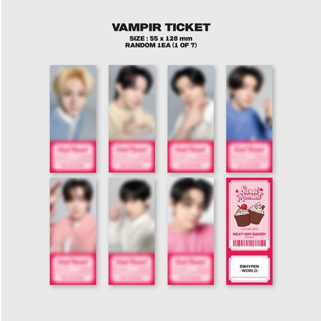 [Vorbestellung] ENHYPEN WORLD Couponkarten-Kollektion Süßer Moment BASIC Version. Offizielles K-POP Merchandise