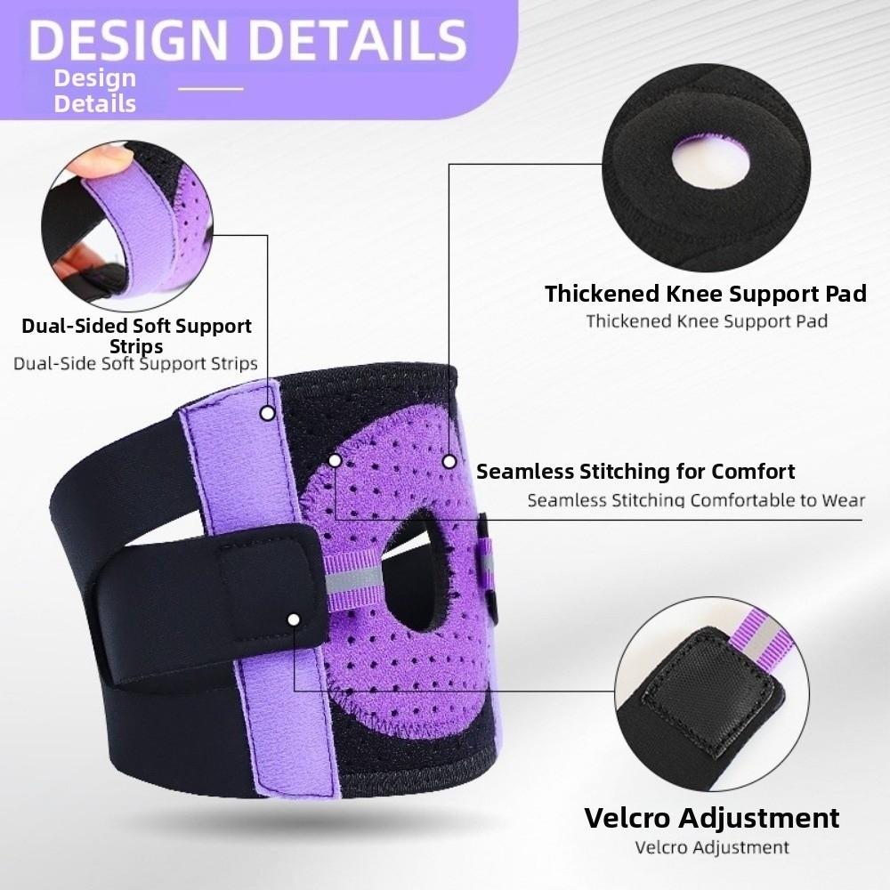 Breathable Patellar Tendon Support Elastic Knee Pad Fitness Gear Sports Knee Brace Sports