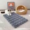 Winter Plush Space Capsule Pet Bed for Cats, Puppies, and Rabbits