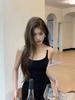 2026 Spring/Summer Sexy Slimming Back-shaping Vest Dress with Hollow-out Pleated Short Skirt