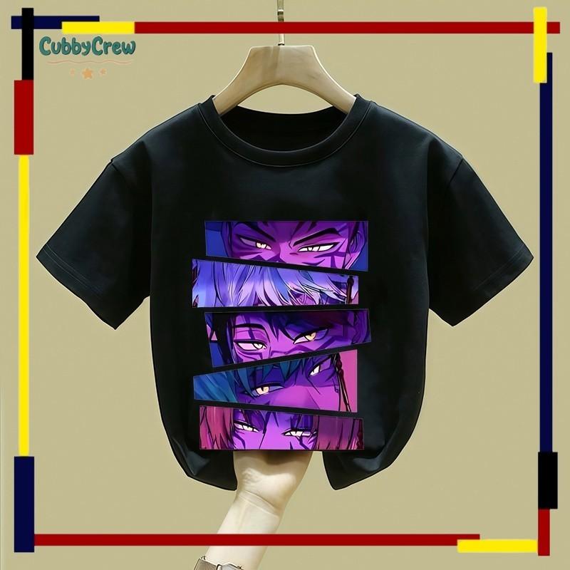 CubbyCrew's new cool Kpop Huntrix printed children's round neck top