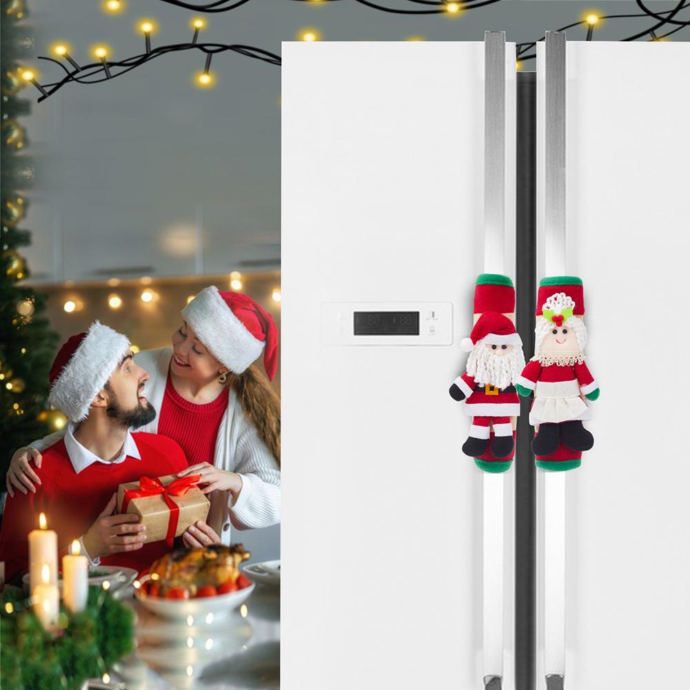 Christmas Celebration Christmas Decor Festive Handle Covers Perfect For Microwaves Protection From Grease Stains And Water