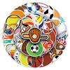 50 Sports Ball Waterproof Stickers: Basketball, Football for Notebook & Suitcase