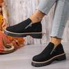 Fashion Women Comfortable Ankle Boots New Casual Anti-slip Platform Boots Fashion Outdoor High Top Wedding Shoes Women Zapatos De Mujer