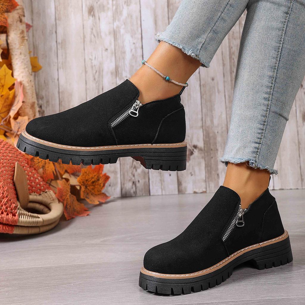 Fashion Women Comfortable Ankle Boots New Casual Anti-slip Platform Boots Fashion Outdoor High Top Wedding Shoes Women Zapatos De Mujer