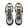 New LiNing Dunes Cushioning Anti Slip Wear Resistant Breathable Height Increasing Low Top Casual Shoes Men's Khaki Black AGCU379-3