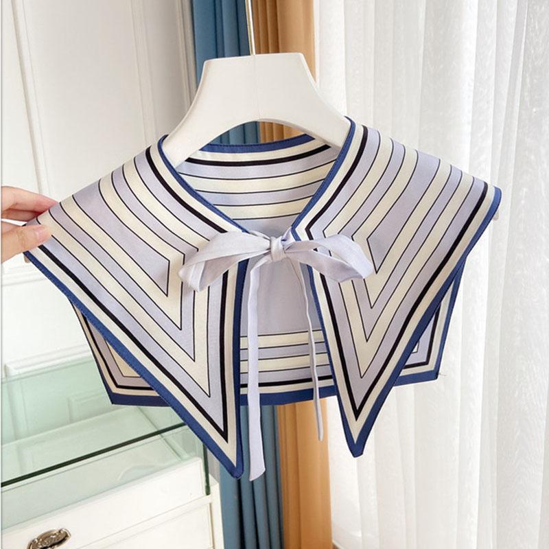 

Шаль с принтом, женская рубашка с искусственным воротником, съемные воротники, рубашка с большим лацканом, тонкая шаль Kragen Sahte Yaka Kraagje Nep Dames