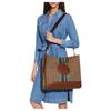 COACH handbag Dempsey 40 presbyopic business casual color matching jacquard leather Tote bag Tote bag shopping bag commuter bag crossbody large size
