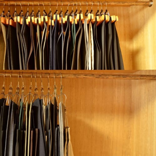 Set of 5 slacks hangers