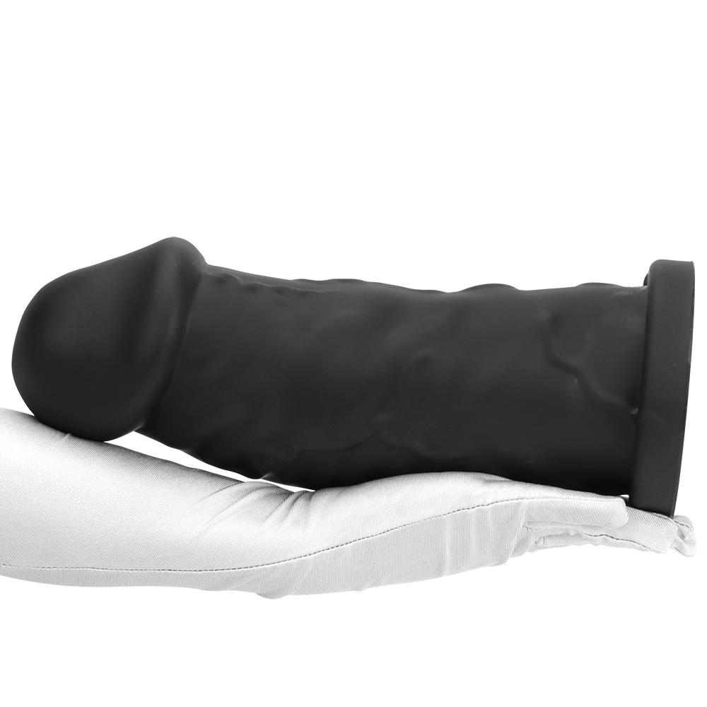 Silicone Extra Large Black Dildo Butt Plug Fisting Sex Toy Masturbator Big Dick Realistic Penis Strap On Cock