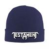 Testament Band Beanie Hat For Men Women Heavy Metal Band Winter Warm Skull Knitting Hat Cap