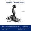 Sticker Base 17mm Ball Head Holder ABS  Auto Dashboard Pad   Various Dashboards