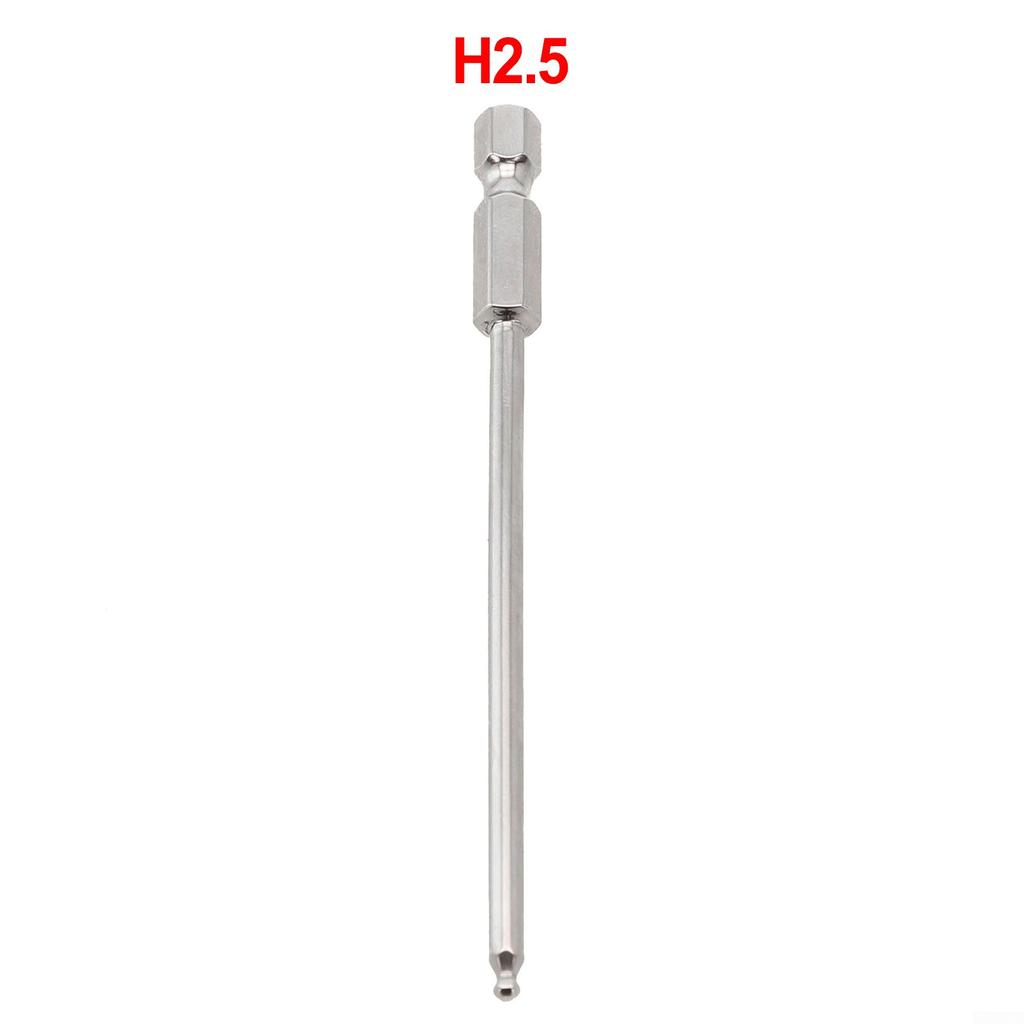 Ball End Screwdriver Bit Fine Workmanship Magnetic Metric Alloy Steel