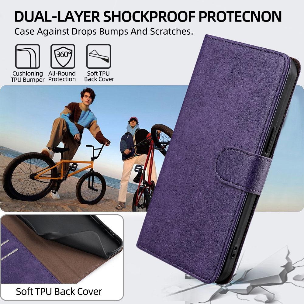 Fashion Leather Wallet Flip Case Cover for Tecno Spark GO 2025 Spark 30 Pro Spark30C Spark GO 1 Classic Kickstand Case Funda