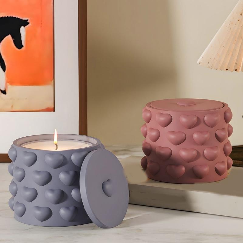 Creative Heart Shaped Silicone Jewelry Mold For DIY Resin Crafts And Succulent Planters