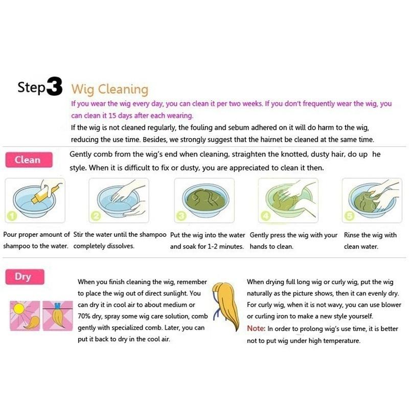 Bybrana Short Curly Hair Bangs Daily Wear Synthetic Hair Personality Wig