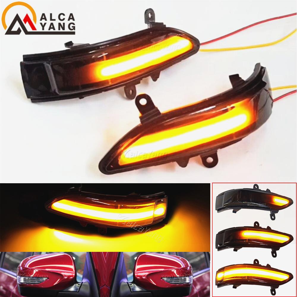 2pc LED Car Rear View Side Mirror Turn Signal Light Rearview Mirror Repeater Lamp LED For Subaru Forester Outback Legacy Tribeca