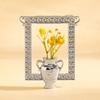 Flower Vase Necklace Brooch Retro Photo Frame And Vase Pendant Necklace Dried Flowers Holder Brooch Jewelry Gift for Women Mom Wife