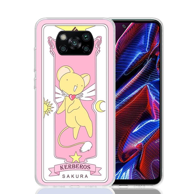 Cardcaptor Sakura Cute Magical Girl Phone Case For Xiaomi Poco F7 Ultra X7 X6 Pro X5 Redmi 15 15C 13 13C 12 12C 10 10A 10C 9 9A