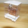 Bird Feeder Large Capacity Automatic Bird Food Feeder Transparent Parrot Hanging Food Container for Cage