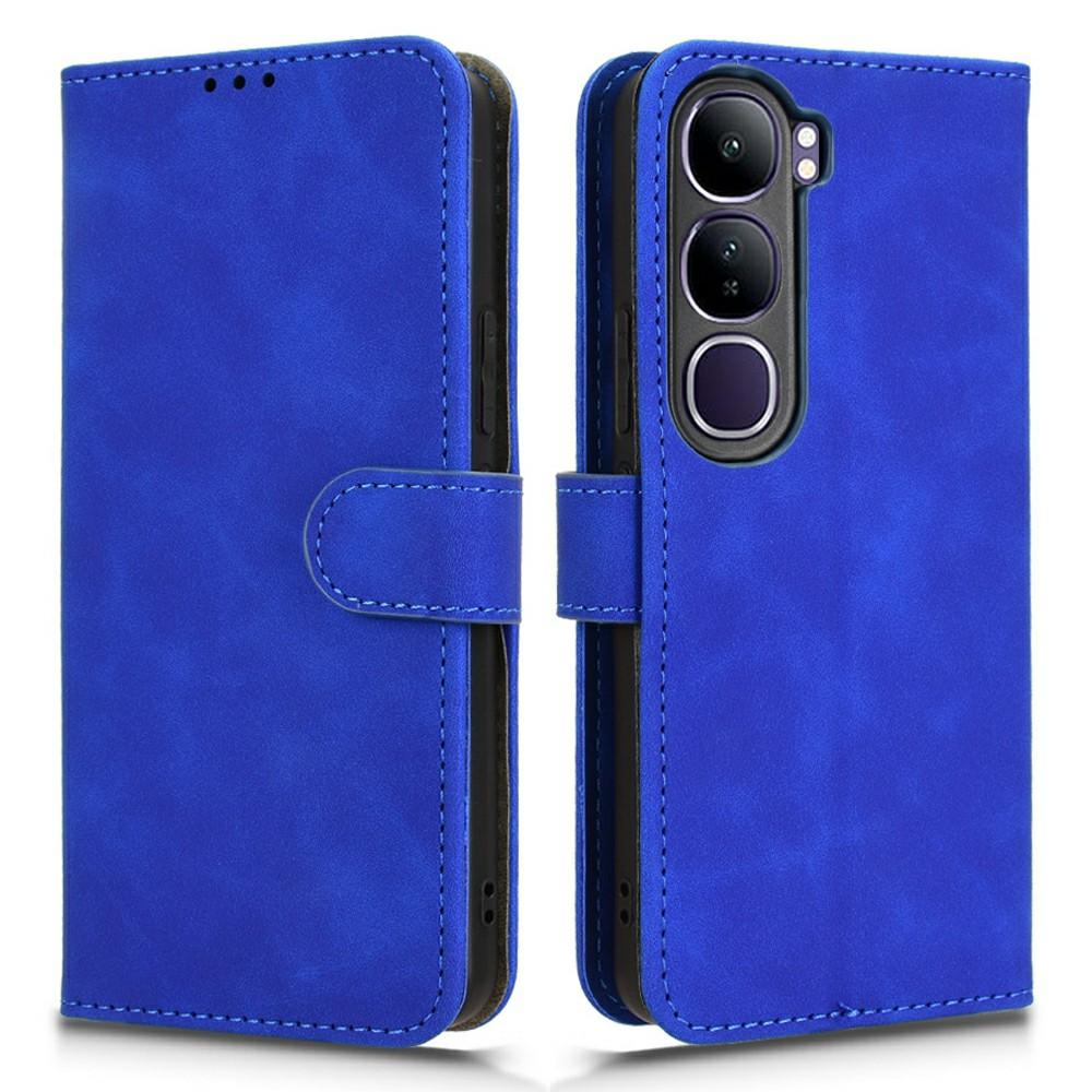 For vivo V40 Lite 5G Leather Case Skin-Feel Anti-Drop Wallet Flip Phone Cover