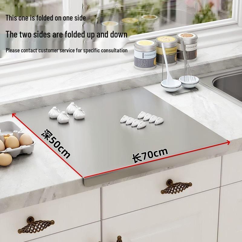 Stainless Steel Double-Sided Anti-Mold Antibacterial Cutting Board with Non-Stick Surface