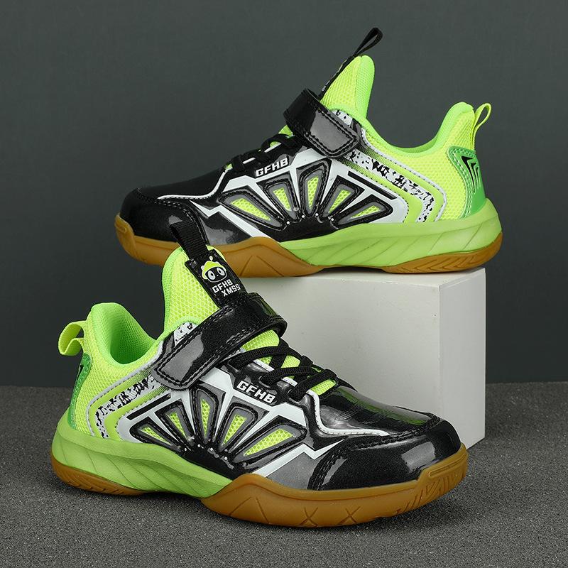 Badminton shoes table tennis shoes skipping rope special luminous children's game training sports shoes feather pong shoes foreign trade